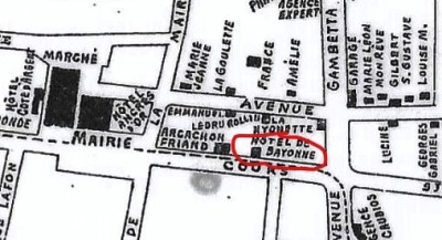 Htel Bayonne PG 1922