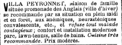 Peyronnet Pub 1910