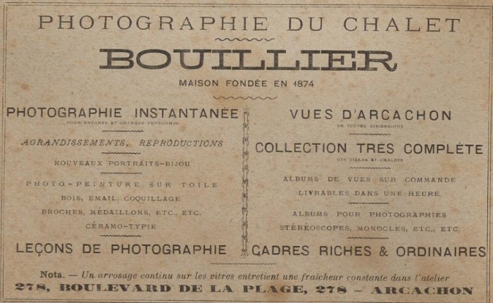 Publicité Bouillier