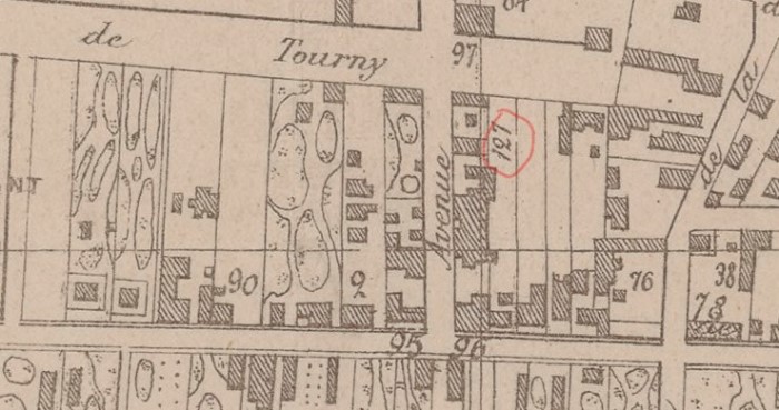 Plan Héteau 1870