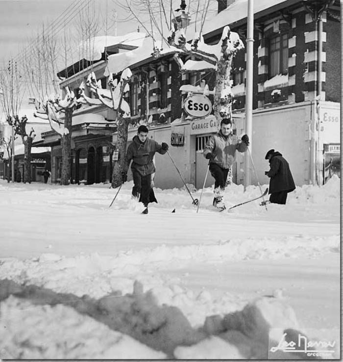 Avenue Gambetta Hiver 1956