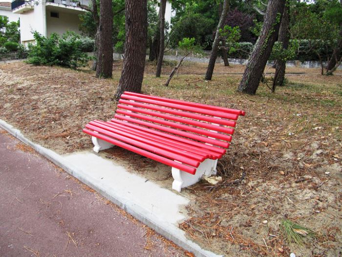 Banc rouge Arcachon