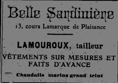 Belle Sardinière 1934