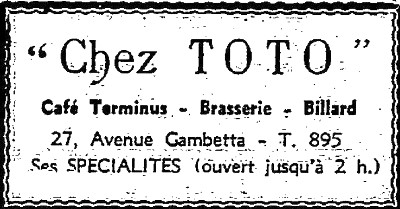 Chez Toto Terminus