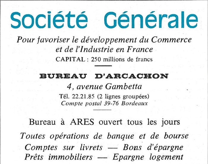 Société Générale Pub 1971
