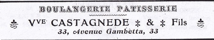 Boulangerie Castagnède