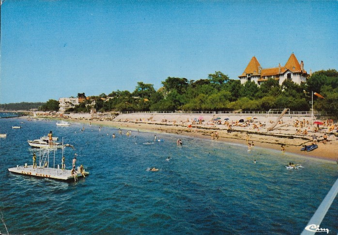 Plage Moulleau vue du ciel