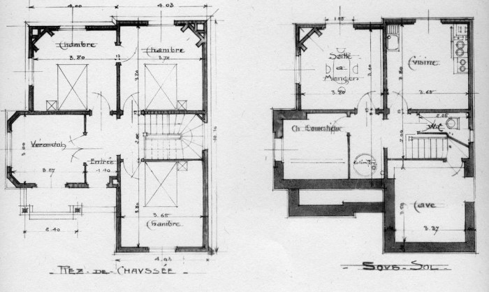 L'Armençon Plan 1912