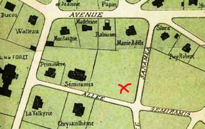 Burgundia Plan Ormières 1896