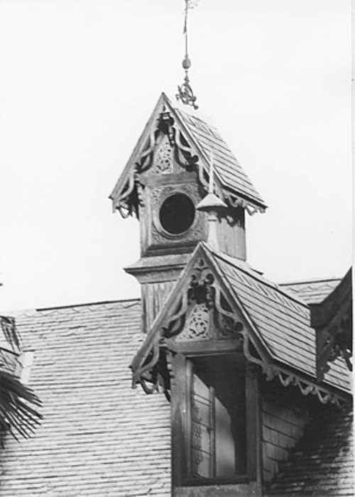 Détail Toiture loge du gardien