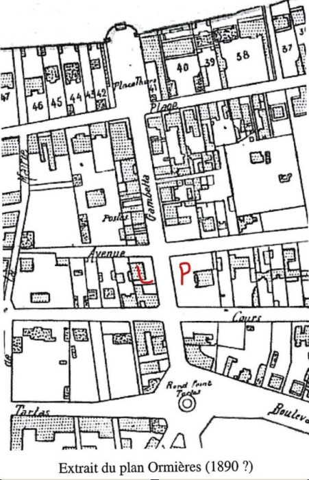 Pauline et Lucien Ormières 1890