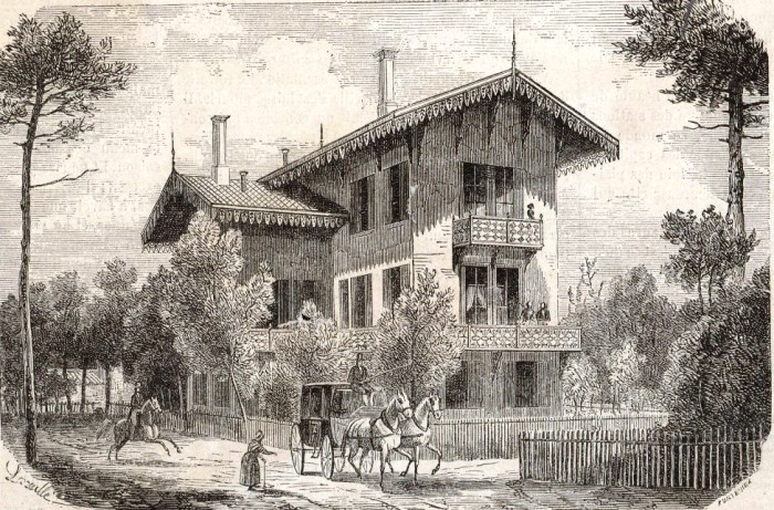 Villa Isabelle Gravure Lacaille