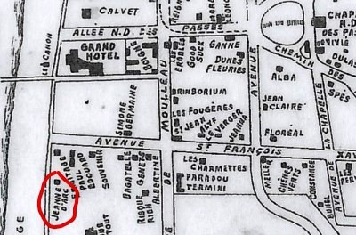 Jeanne d'Arc plan guide 1922