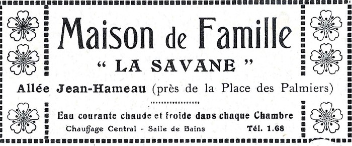 La Savane Pub 1928