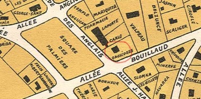 Les Orchides Plan Ducos 1928