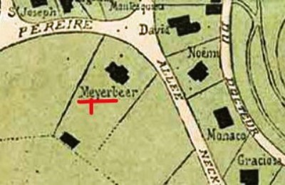 Meyerbeer Plan Ormières 1896
