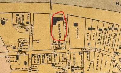 Grand-Hôtel Moulleau Plan 1908