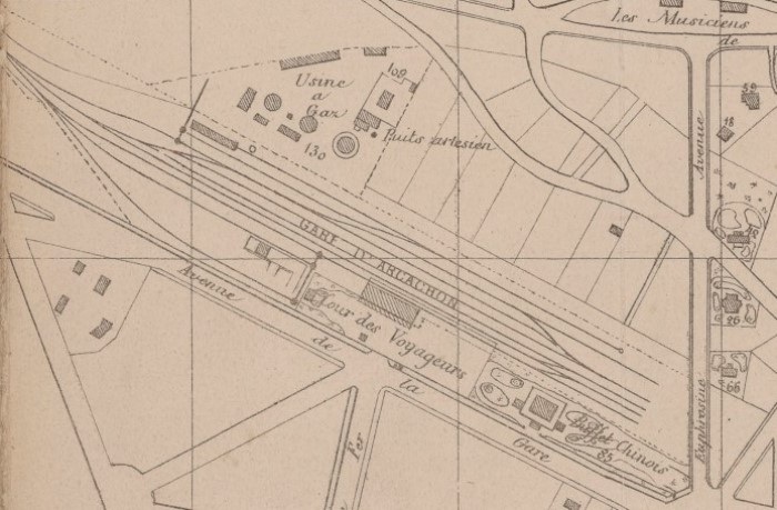 Gare 1870 Plan Hteau