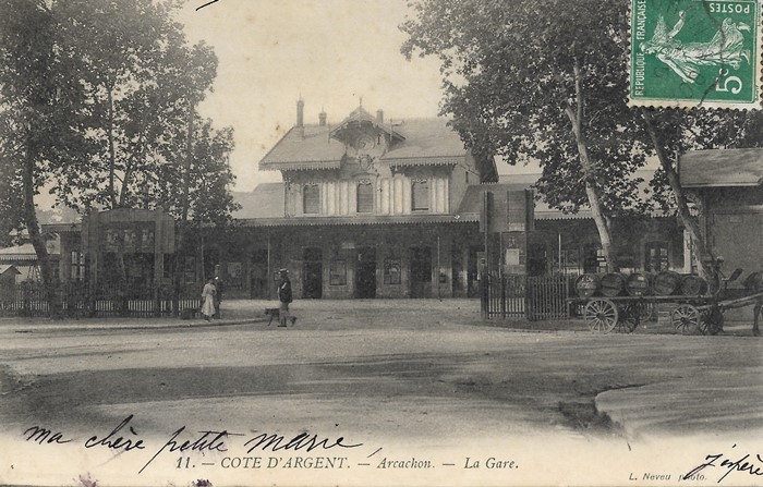 La gare d'Arcachon
