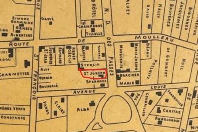 Bazar St Joseph Plan 1908
