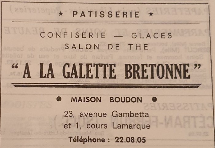 Boudon Galette Bretonne 1972