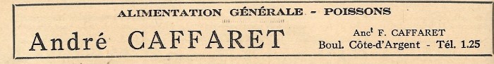 Caffaret Moulleau 1947