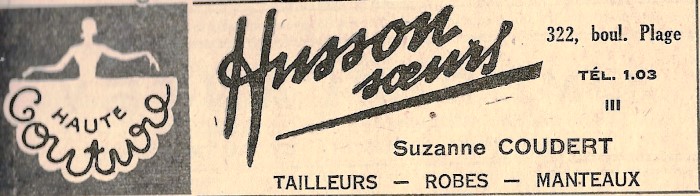 Soeurs Husson Pub 1947